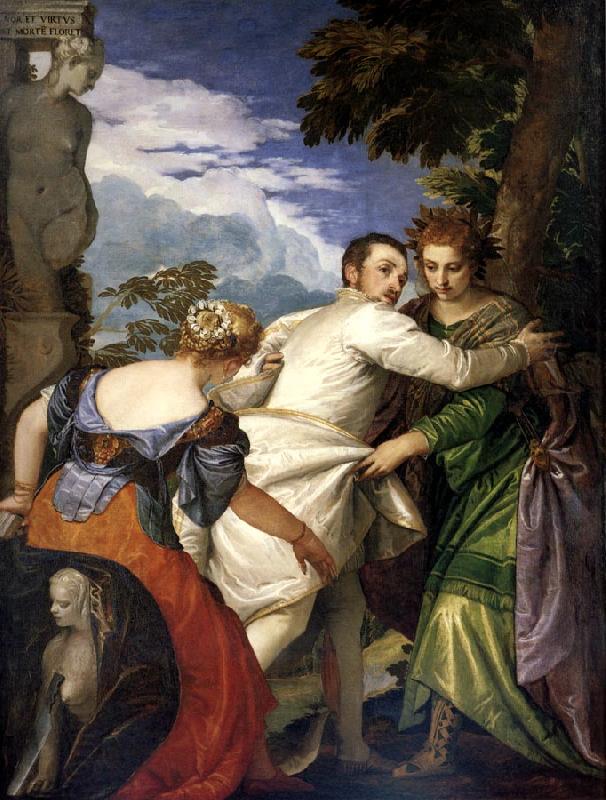 Paolo Veronese Allegory of virtue and vice